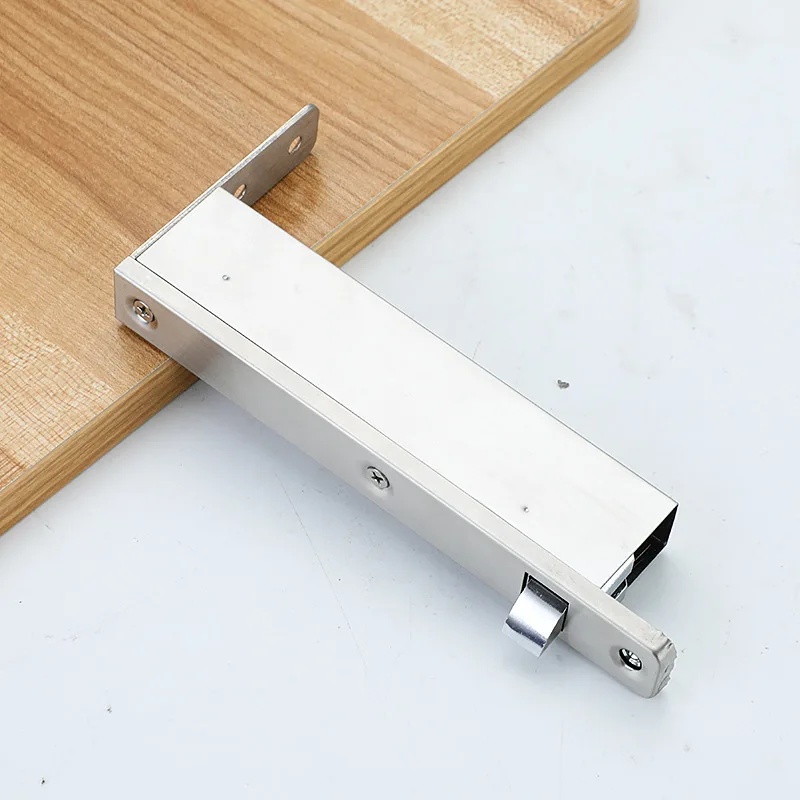 Stainless Steel Double Automatic Thickened Core Door Insert Bolt Open and Close Smooth Hidden