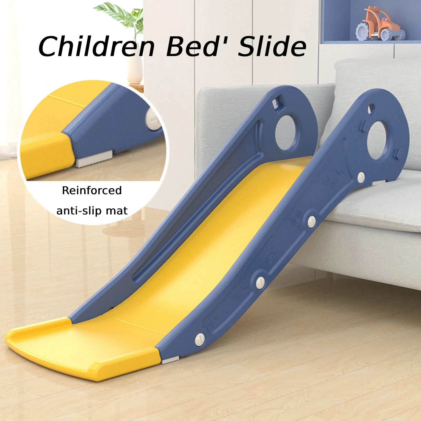 Indoor Couch Slide for Kids, Children Slide,Non Slip Playground Toy Climber Edge Slide for Indoor Bed Couch