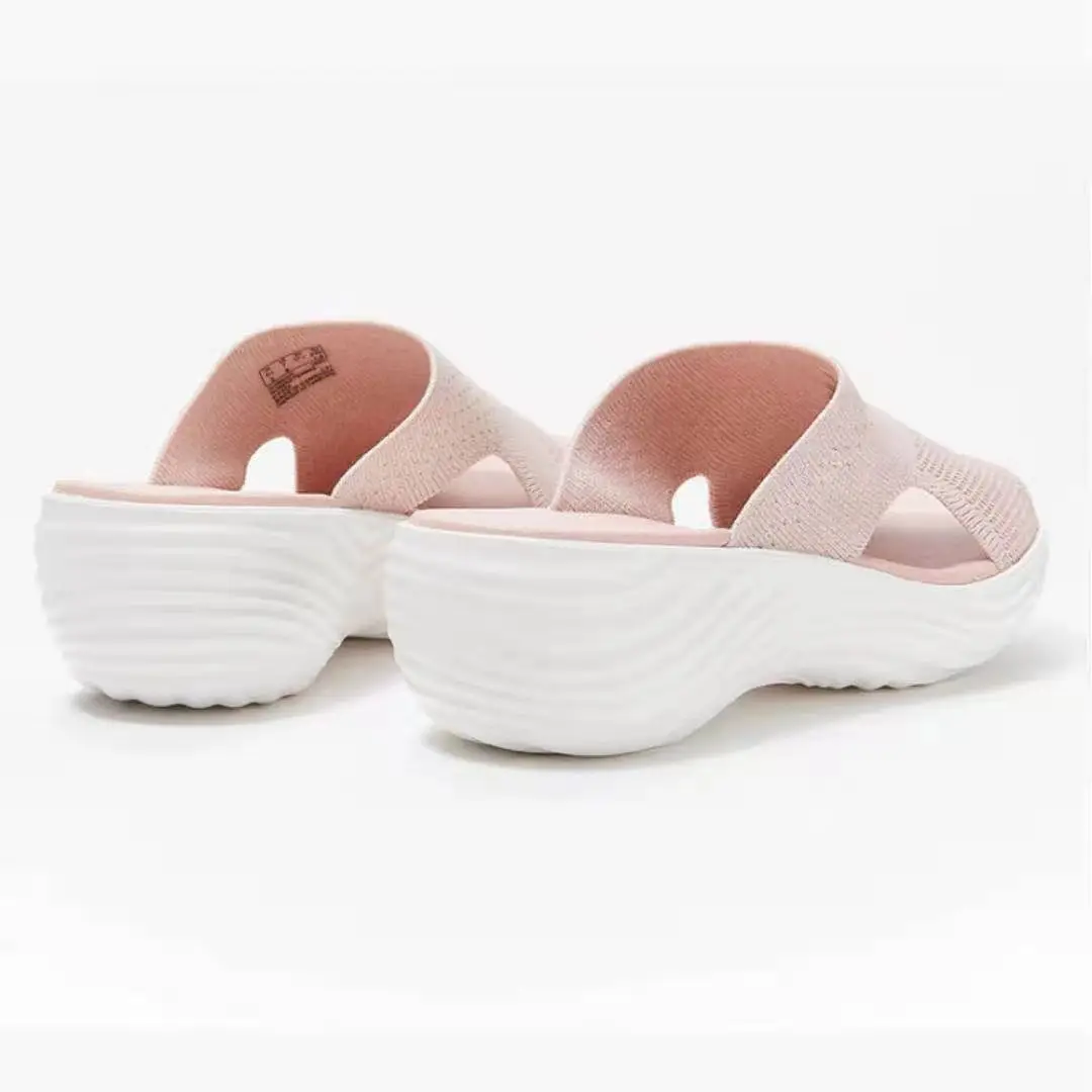 Fashion Roman Slippers Women 2022 Summer New Wedges Shoes Woman Sandals Comfort Casual Plus Size 43 Slippers Female Women Shoes