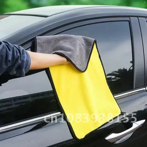 

Car Care Wax Polishing 30cm Thick Plush Microfiber Dish Towels Fiber Cloth Washing Towel Scouring Pad Cleaning