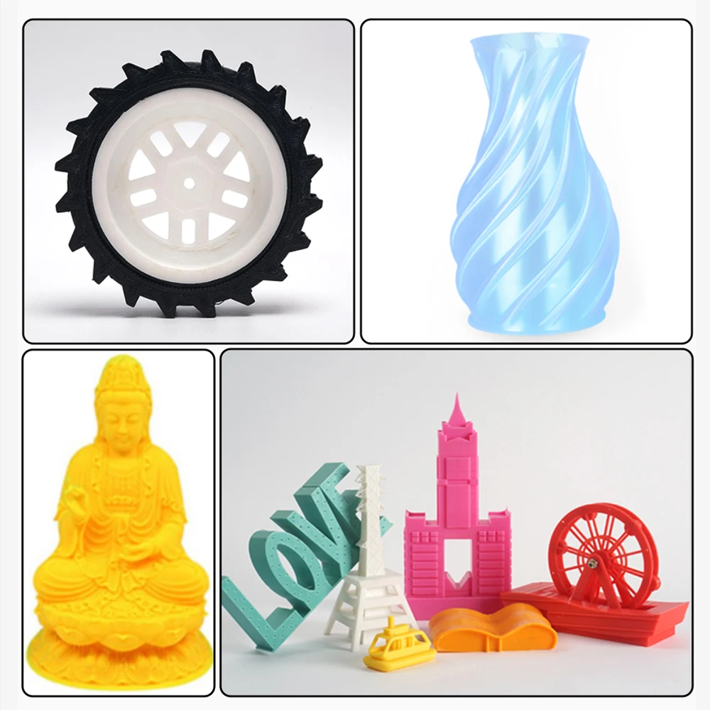 Impressora Tpu Filamento Suprimentos Flexíveis Suaves Material de Borracha Flexível Cor Sólida 0.8kg 95a 1.75 mm 3dsway3d - Imagem 2