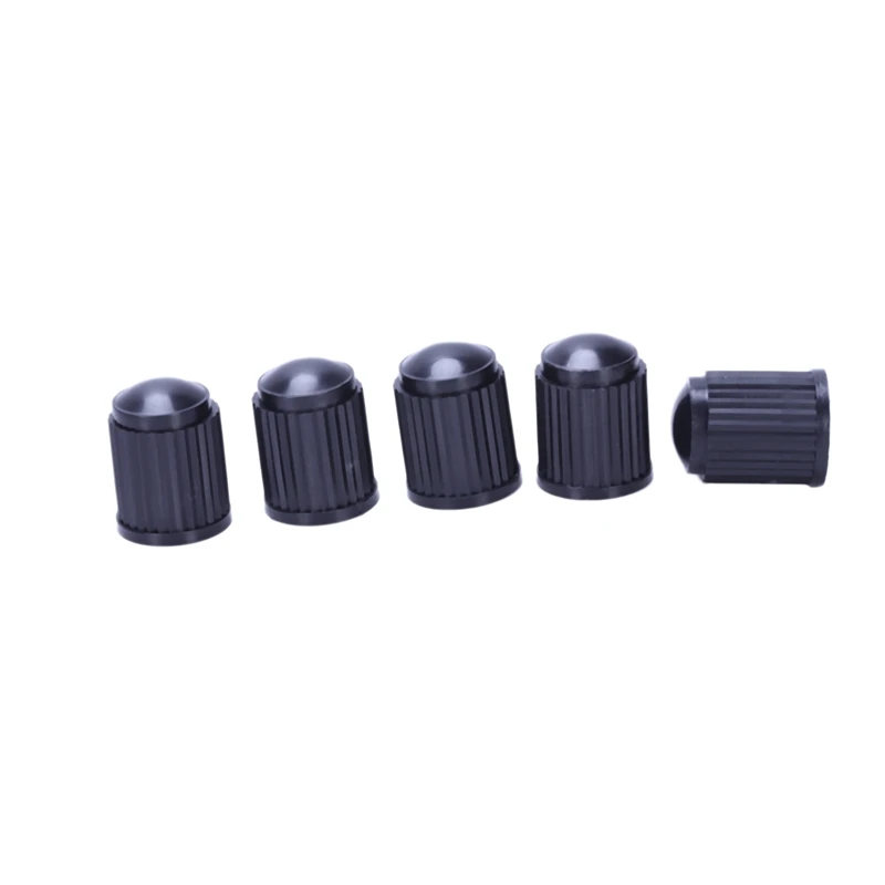 Set Of 200-Black Plastic Replacement Valve Caps. Cars, Trucks, Motorcycles, ATV. Schrader Tire Caps.