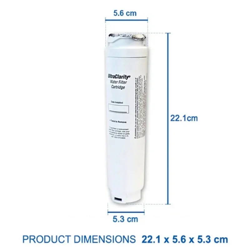 Filtre à eau de réfrigérateur Bosch Ultra Clarity, remplacement par 644845, 740560, 9000194412, 740560, Haier 0060820860, Miele KWF1000