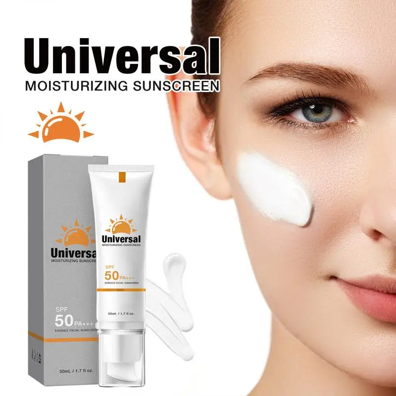 Whitening Sunscreen SPF50+ UV Protection Sun Screen isolation Moisturizing Brightening Face Body Arms Thighs Sunblock Skin Care