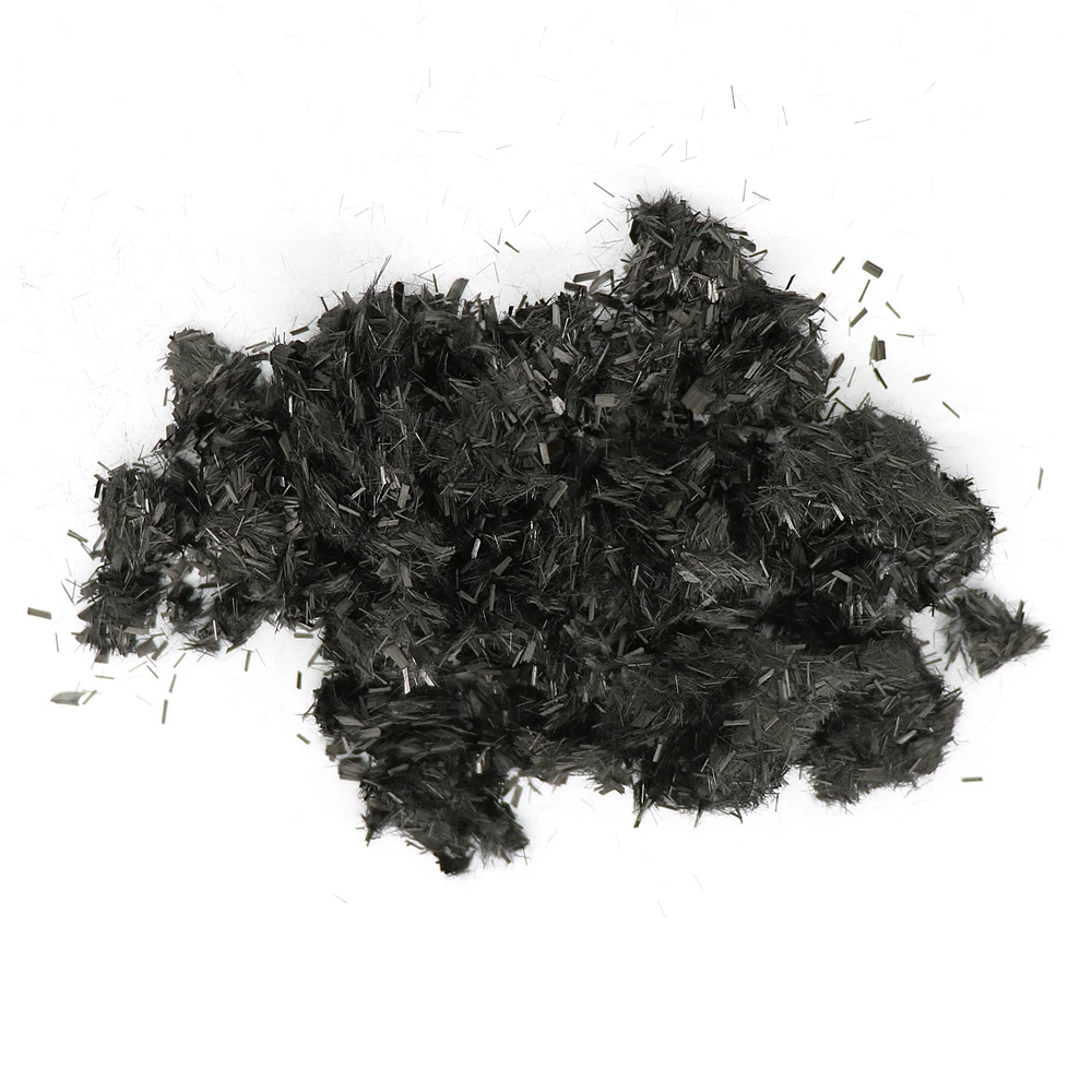 100G 3-12MM Carbon Fiber Forging Chopped Carbon Fiber Bundle Forging Marble Texture Automotive Interior Parts Surface Mod