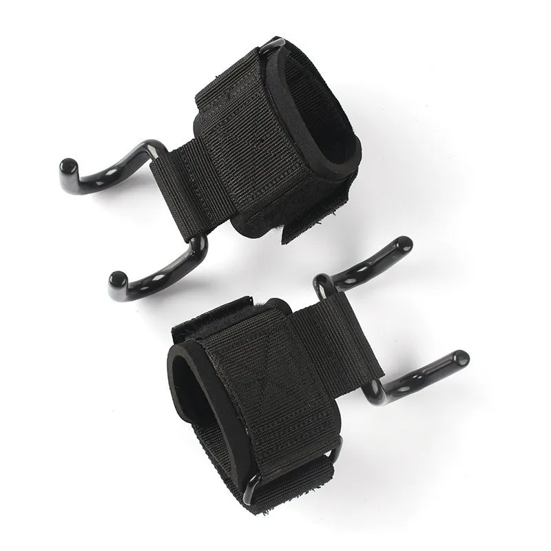 1 Pcs Weightlifting Bar Hook Heavy Duty Wrist Strap Training Pull Up Hand Grip Strapgym most grip deadlift hook grip