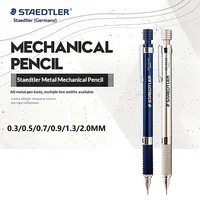 STAEDTLER 925 Professional Drawing Metal Mechanical Pencil,Low‑Center‑Gravity Metal Pen Body,0.3/0.5/0.7/0.9/1.3/2.0 Stationery 3