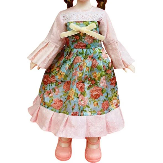 Widealiff Vestido de boneca princesa recém-nascido bebês meninas em casa  escola quarto quarto vestir brinquedo festival de aniversário presentes  para crianças, Vermelho escuro : : Brinquedos e Jogos