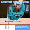 20V 65mm 5500RPM Cordless Jigsaw Electric Jig Saw Portable Multi-Function Woodworking Power Tool for Makita 18V Battery 4