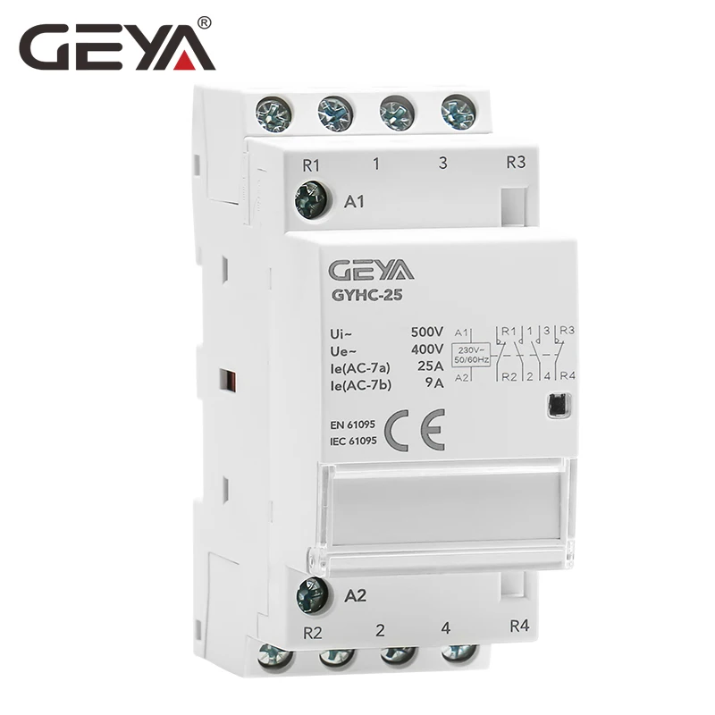 geya contator domestico automatico din trilho modular ac230v 01