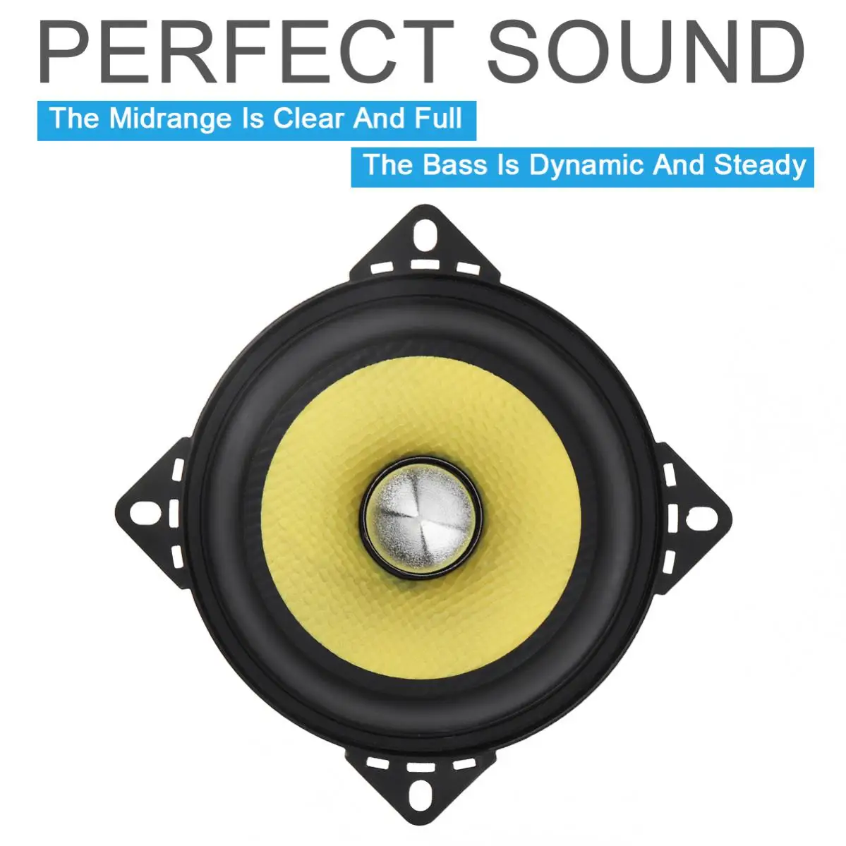 Car Subwoofer Speakers 1 Piece 200W 4 Inch Car HiFi Coaxial Speaker Vehicle Door Auto Audio Music Stereo Full Range Frequency
