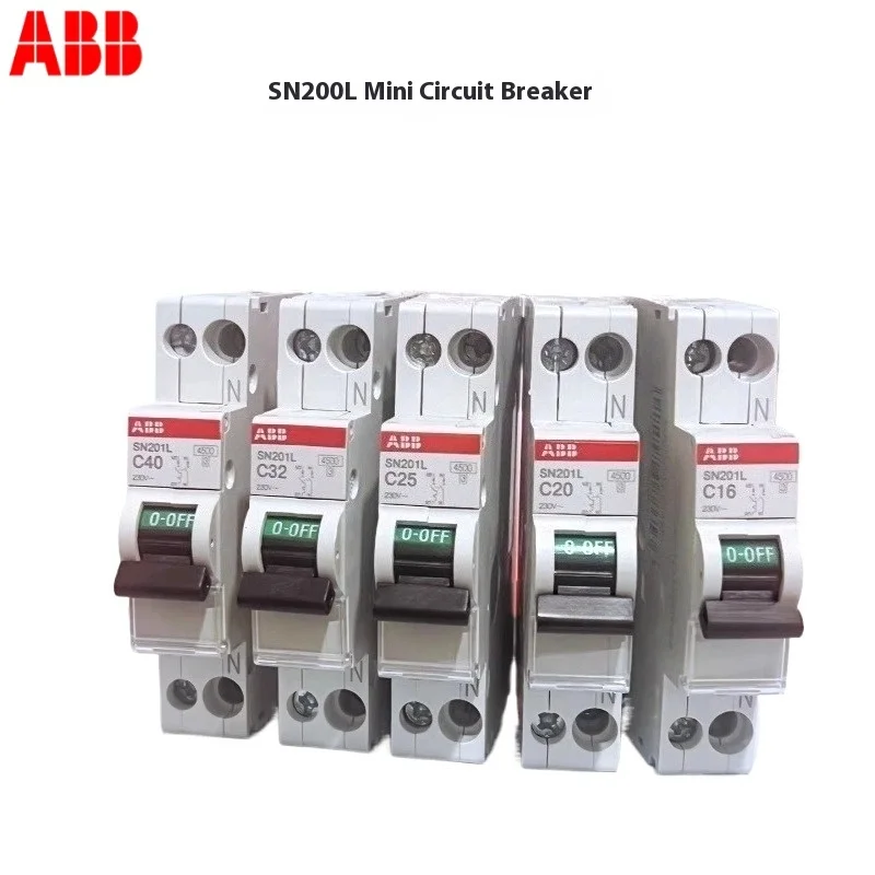 ABB One AC Circuit Breaker SN201L, 6A 10A 16A 20A 25A 32A 40A Transfer Switch, S