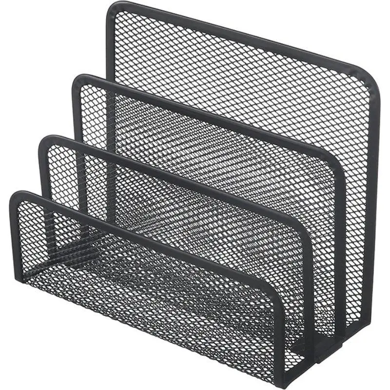 Compact Metal Mesh Desk Organizer