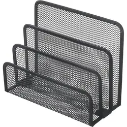 Compact Metal Mesh Desk Organizer (1PCS)