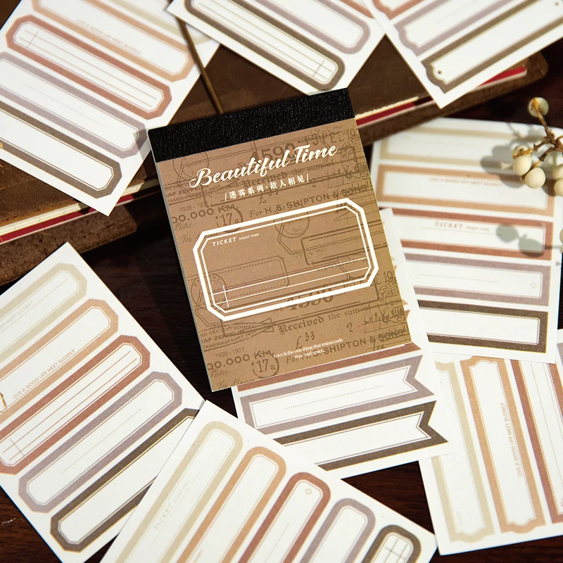 Scrapbooking Long label message marker 30 pcs 4 Choices