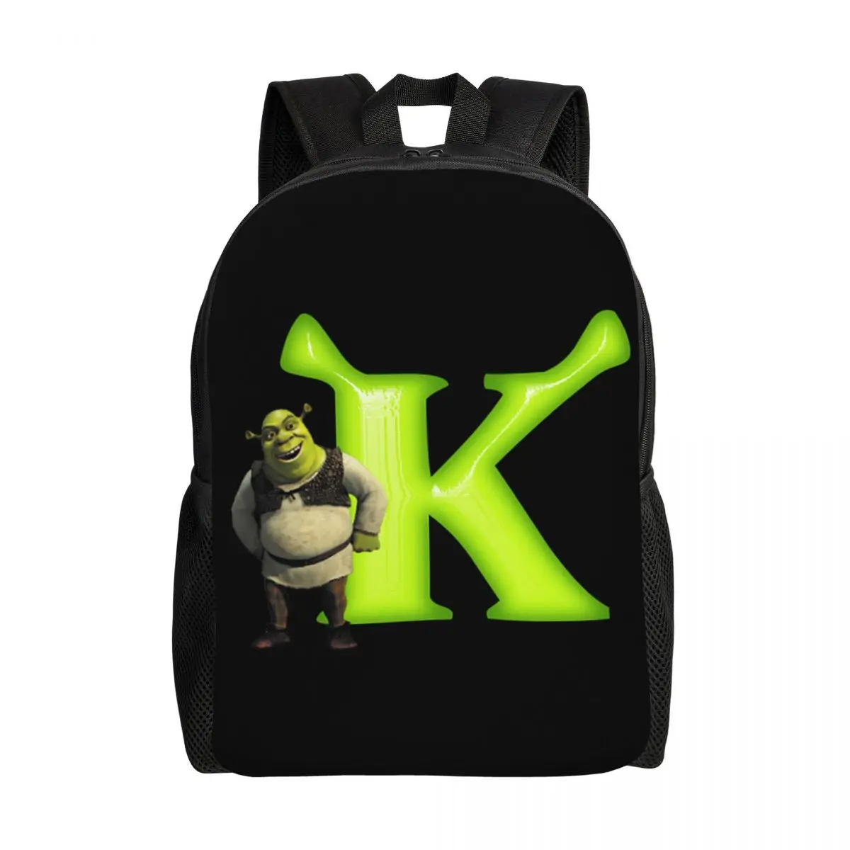 

Personalized K And Shreks Backpack Women Men Fashion Bookbag for College School Bags