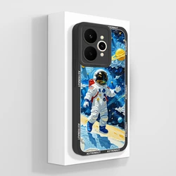 Pretty Flowers Pattern Soft Liquid Silicone Shockproof Phone Case - Full Coverage Bumper for Realme 15 Pro (TYB871)