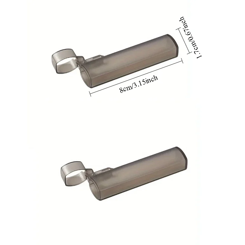 Toothpick Case Portable Plastic Clear For Outdoor Travel Kitchen and Restaurant Supplies