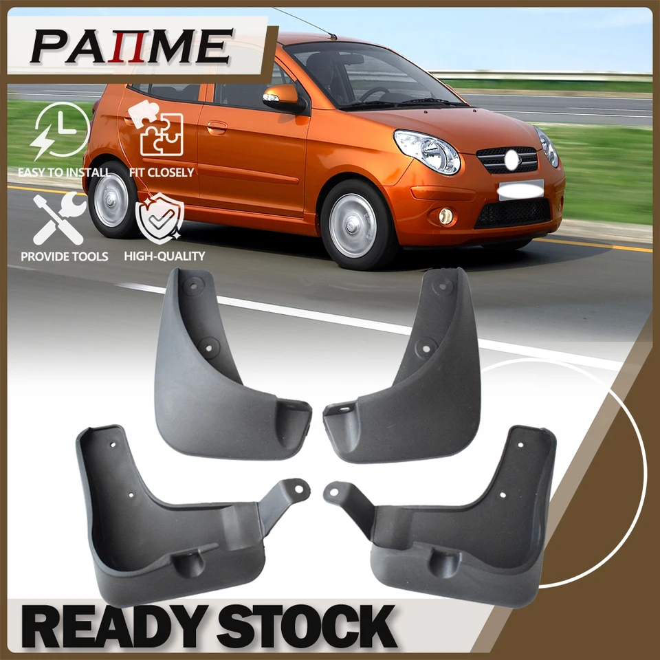Guardabarros De 4 Piezas Para Coche Kia Picanto 2011-2018