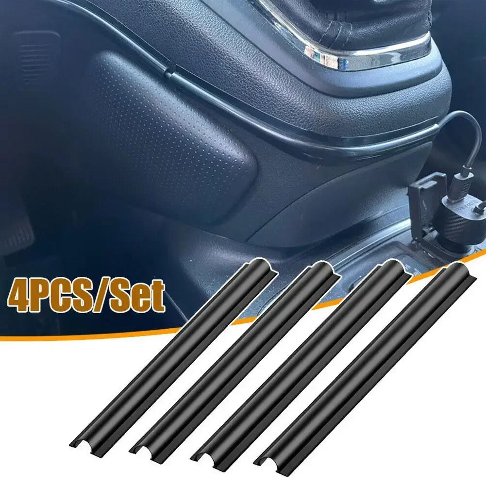Black PVC Car Cable Management Sleeve for Data Cables and Chargers