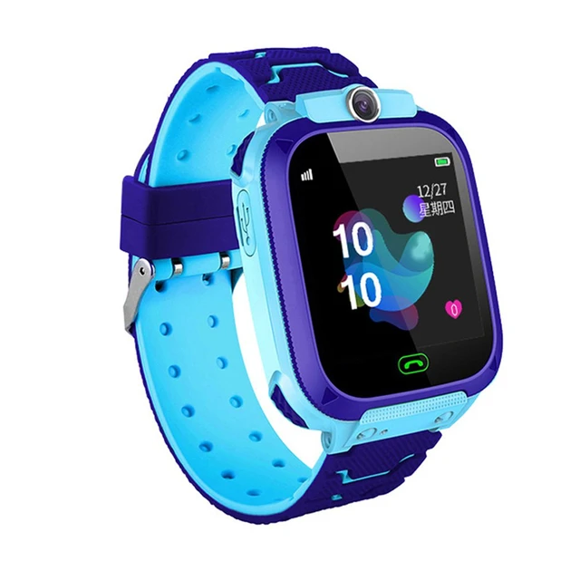 Reloj inteligente para niños y niñas, dispositivo con localizador Gps, podómetro, de Fitness, cámara táctil, alarma antipérdida, Q12B _ - AliExpress Mobile