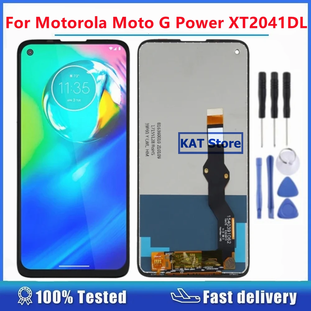 

Compatible For Motorola Moto G Power 2020 XT2041DL LCD Touch Digitizer Screen Full Assembly Without Frame Replacement
