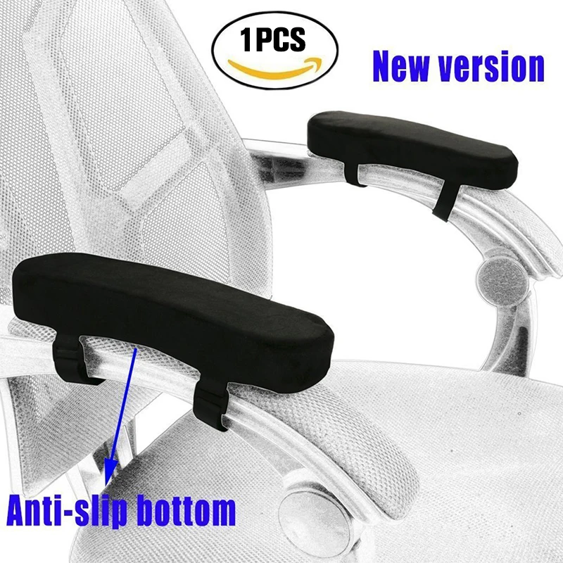 

1Pcs Office Chair Parts Arm Pad Foam Armrest Cover Cushion Pads For Office Chair Comfortable Elbow Pillow