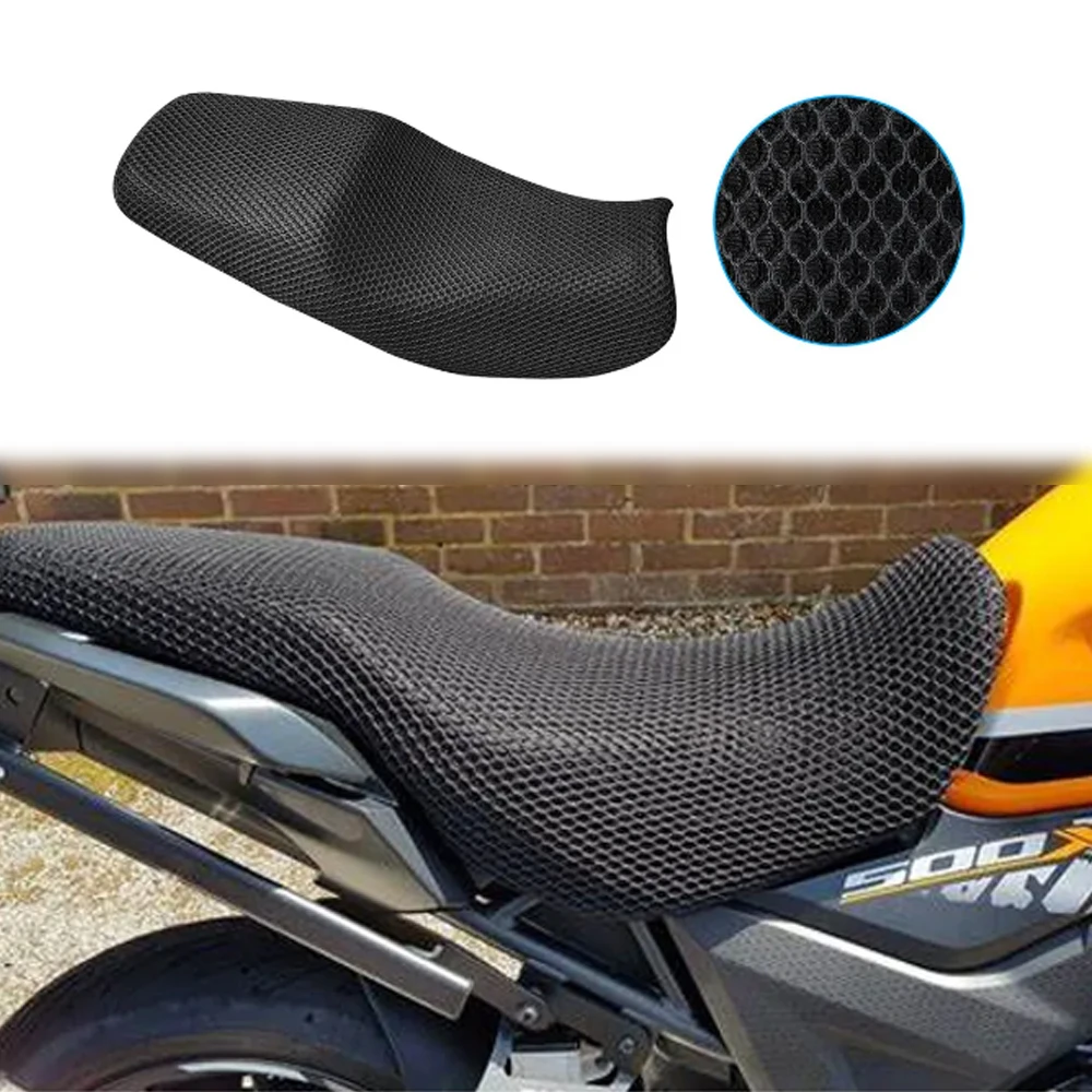 

For Honda CB500X CB 500 X Motorcycle Accessories Cool 3D Mesh Moped Motorbike Scooter Seat Covers Cushion Anti-Slip Waterproof