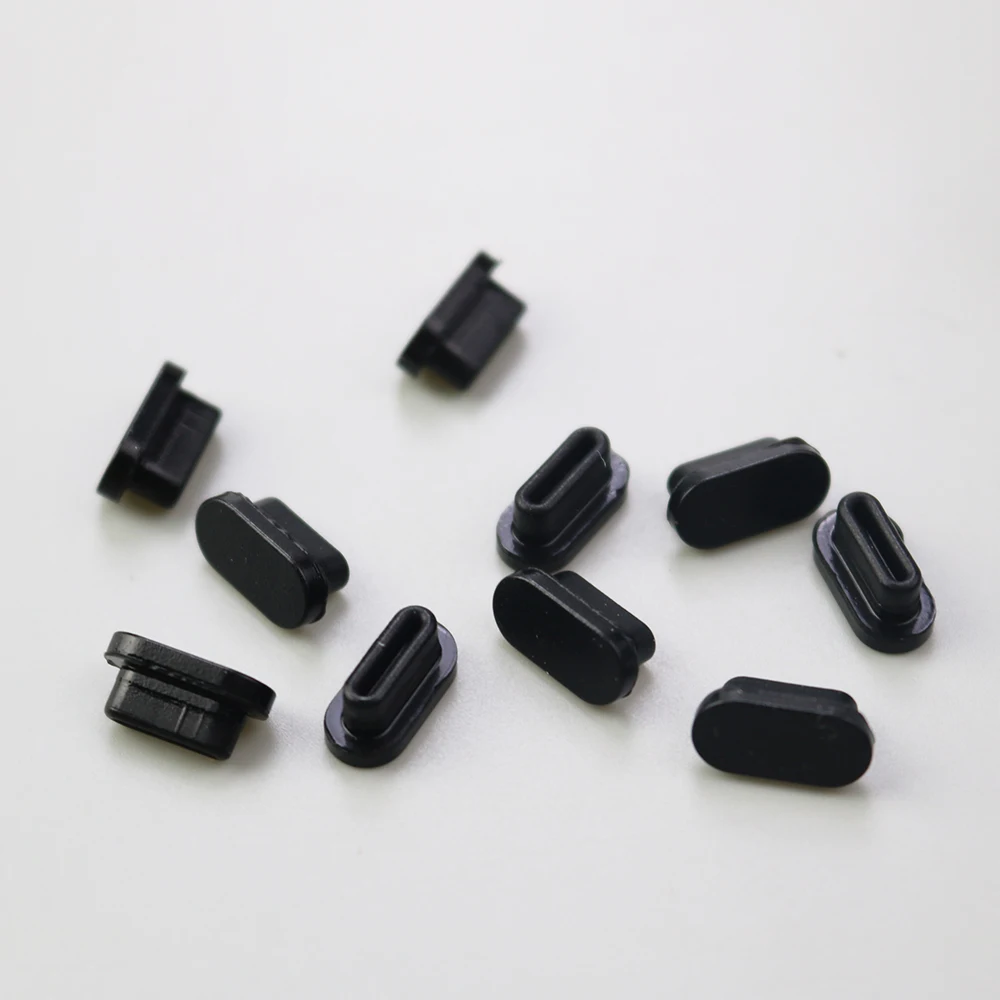 USB Type-C Charge Port Dust Plug Set - 10 Pack Dust Protectors