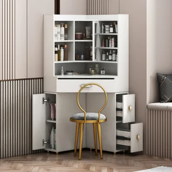 Corner dresser locker integrated light luxury bedroom modern simple small apartment triangular corner