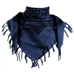 Unisex Tactical Desert Shemagh Scarf - Versatile Outdoor Hiking & Camping Shawl - One Size (Blue)