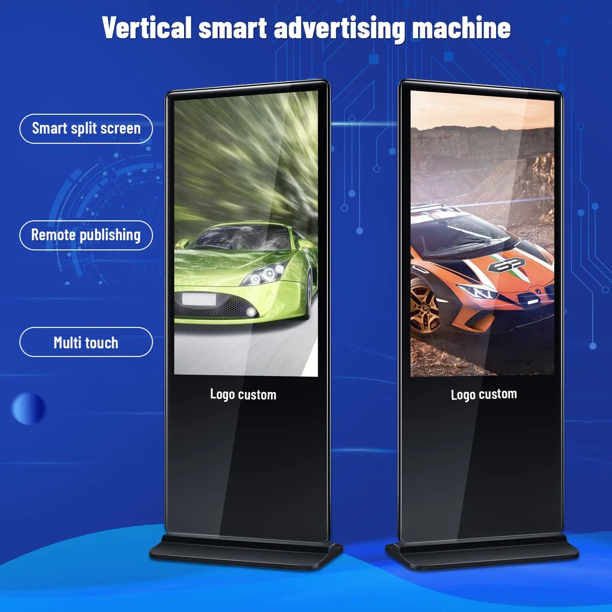 55 Inch RK3288 Wifi touch screen kiosk,Wifi/3G Advertising Display Player Digital Signage digitalsignageadvertising