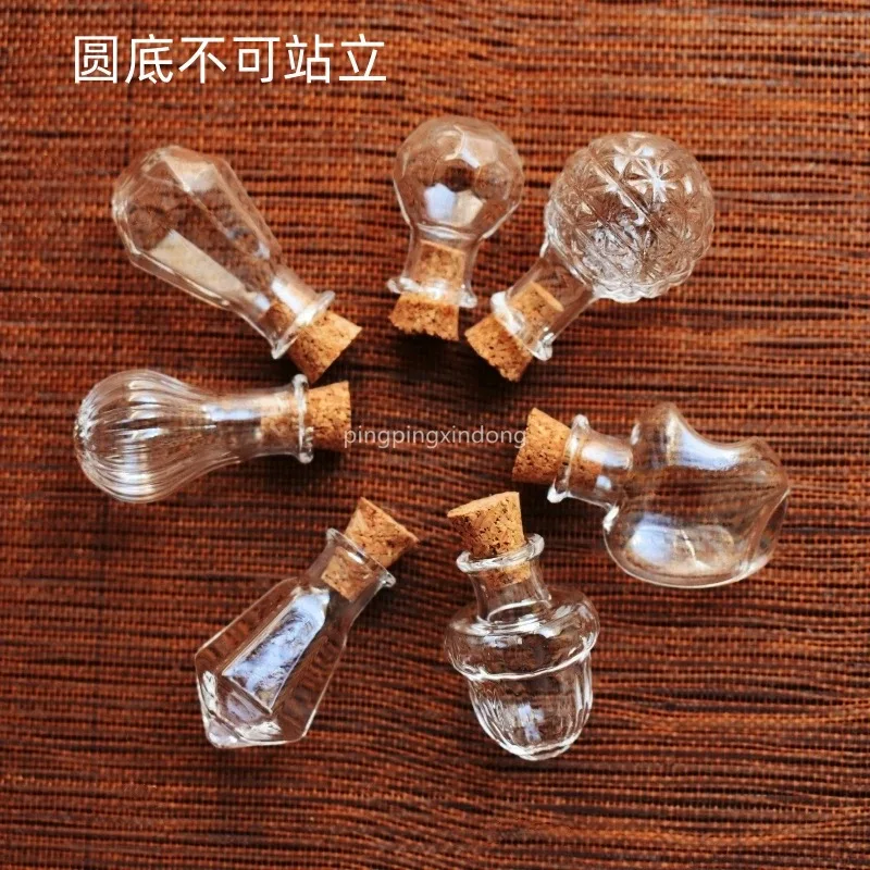Mini Glass Wishing Bottles 4