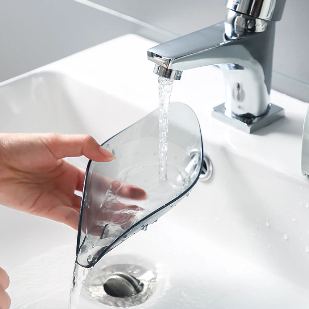 Suction Cup Leaf Soap Dish Box No-Punch Bathroom Shower Soap Dish with Drain Portable Toilet Laundry Holder Basin Tray