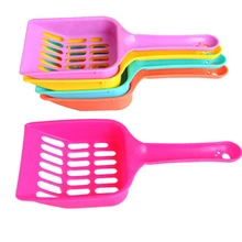 Poop Spoon Plastic Handle Pet Poop Scoop Waste Remover Portable Cleaning Tool Cats And Dogs Pet Supplies Color Random