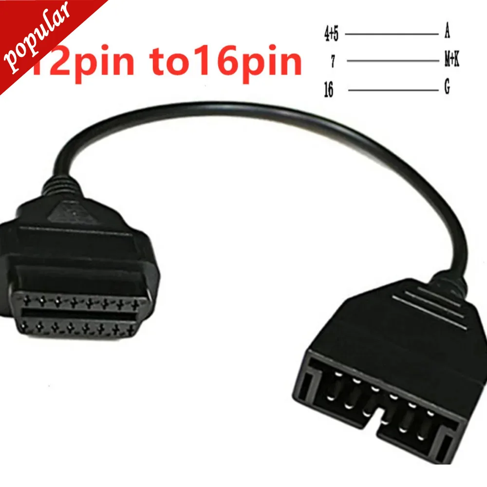 

2021 Convertor Adapter Cable Diagnostic Scanner OBD 12 Pin OBD1 To 16 Pin OBD2 Convertor Adapter Cable Diagnostic Scanneer