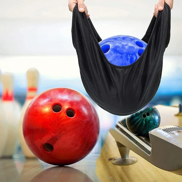 Wettarn Bowling Accessories Bowling Ball Bag for Single Ball Bowling Ball  Tote Bowling Tote Bags with Ball Holder Bowling Ball Cleaner Bowling Ball  Towel Bowling Sanding Pad for Women Men (Black) 