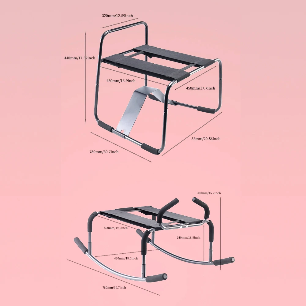 BDSM Couple Sex Chair Sex Position Chair Furniture Aid Elastic Stool Accessory Erotica Equipment Adult Toys