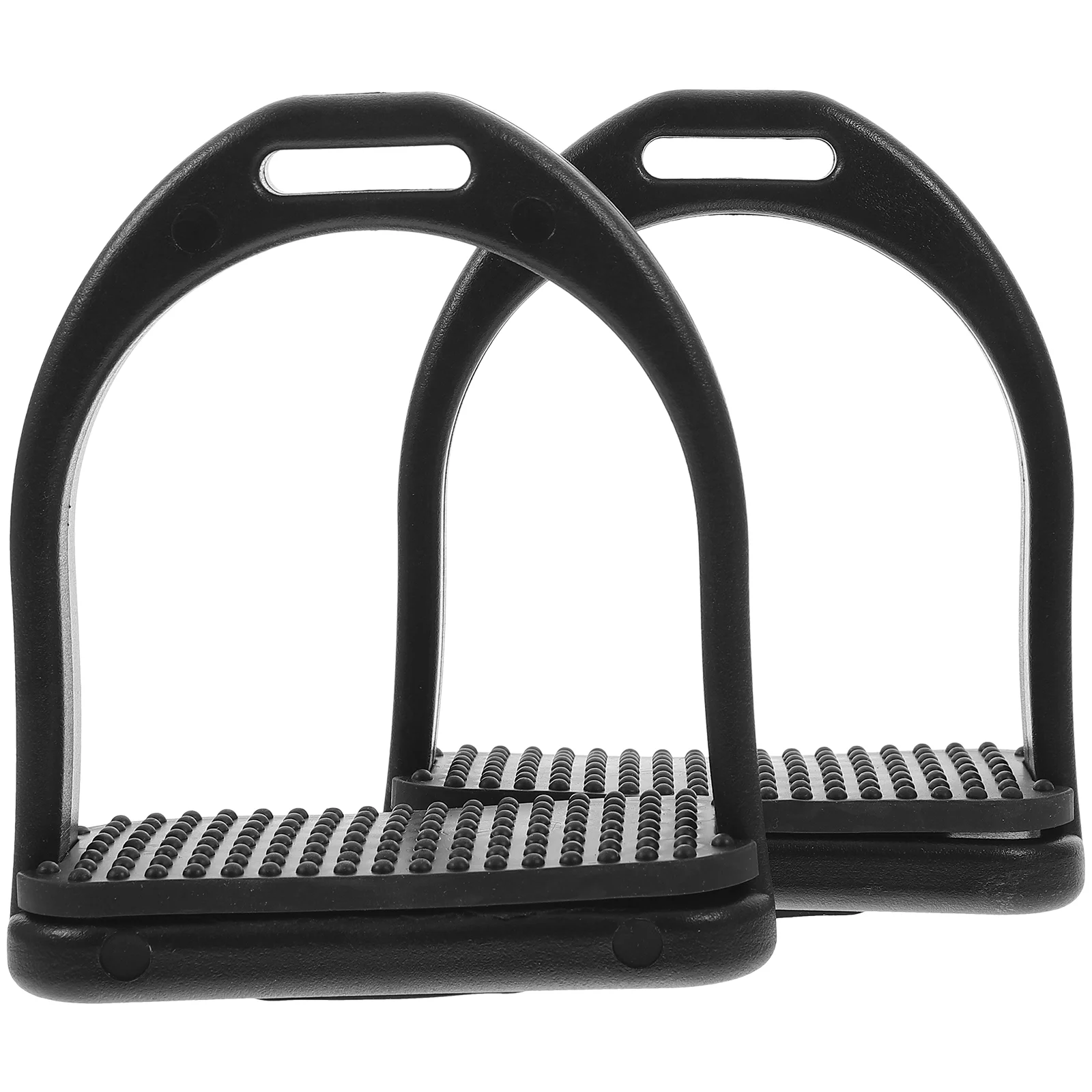 2 Pcs Horse Pedal Saddle Stirrup For Riding Accessories Non-slip Stirrups See Anti Skid Nonslip Professional Safety racing stirrup