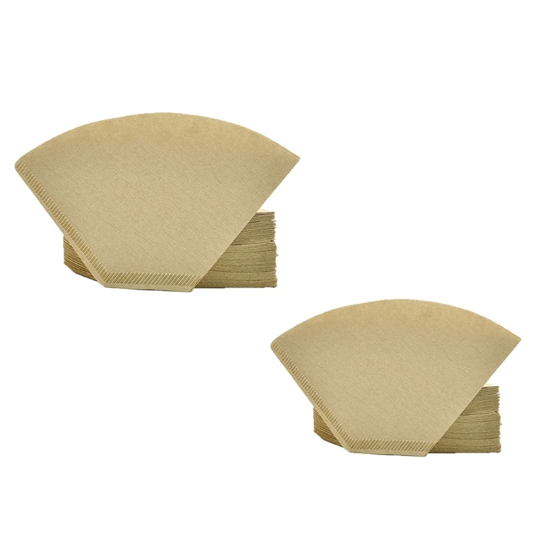 Coffee Filter Paper Set Disposable Coffee Cup Filters Natural Pulp For Home Kitchen Handmade Boiling