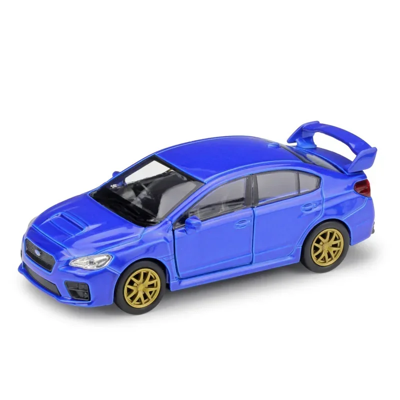 WELLY 1:36 스바루 lmpreza WRX STI 럭셔리카 로고 시뮬레이션 합금 자동차 모델 공예 장식 컬렉션 장난감 도구 선물