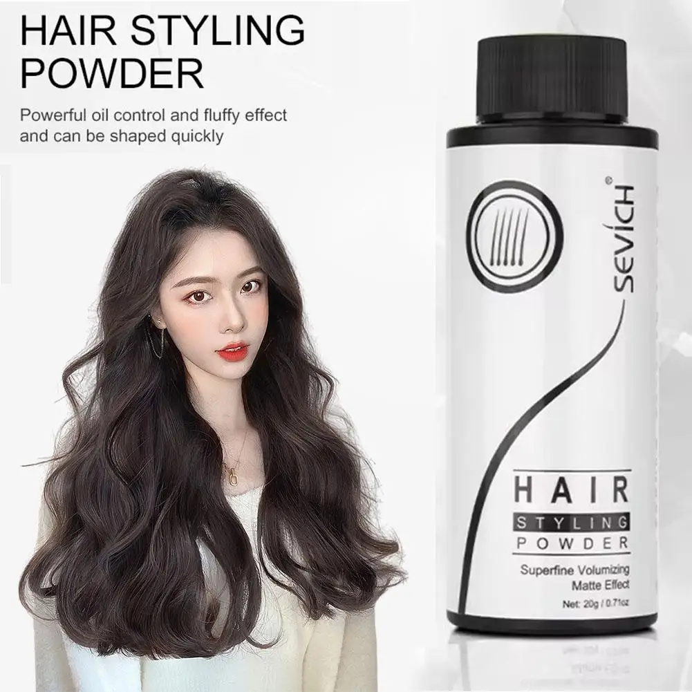 Unisex Dust It Hair Powder Spray Fluffy Thin Hair Powder Modeling Hair Haircut Increases Volume Styling Hairspray M0H2