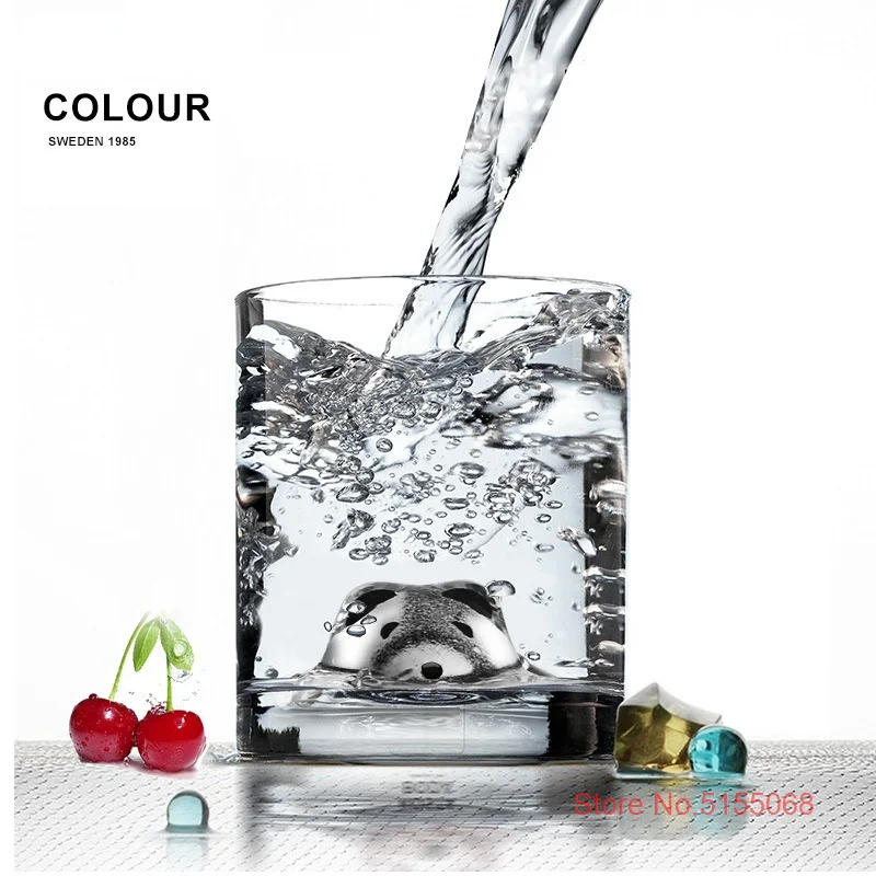 New Friends Whiskey Glass Colorful 3D Animal Head Wine Glass Nordic Style Bear Water Cup Bird Coffee Cup Beer Mug