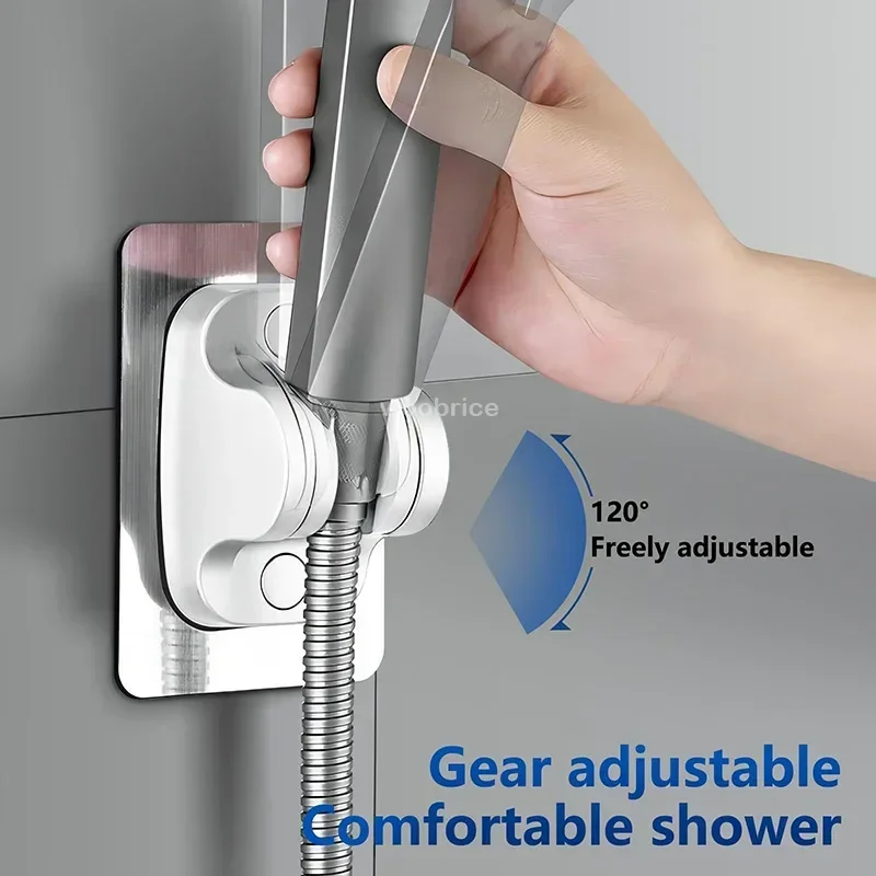 Turbo Bathroom Shower Head Strong Current Shower Heads High Pressure Powerful Rain Shower Head 5 Modes Universal Shower Head Set