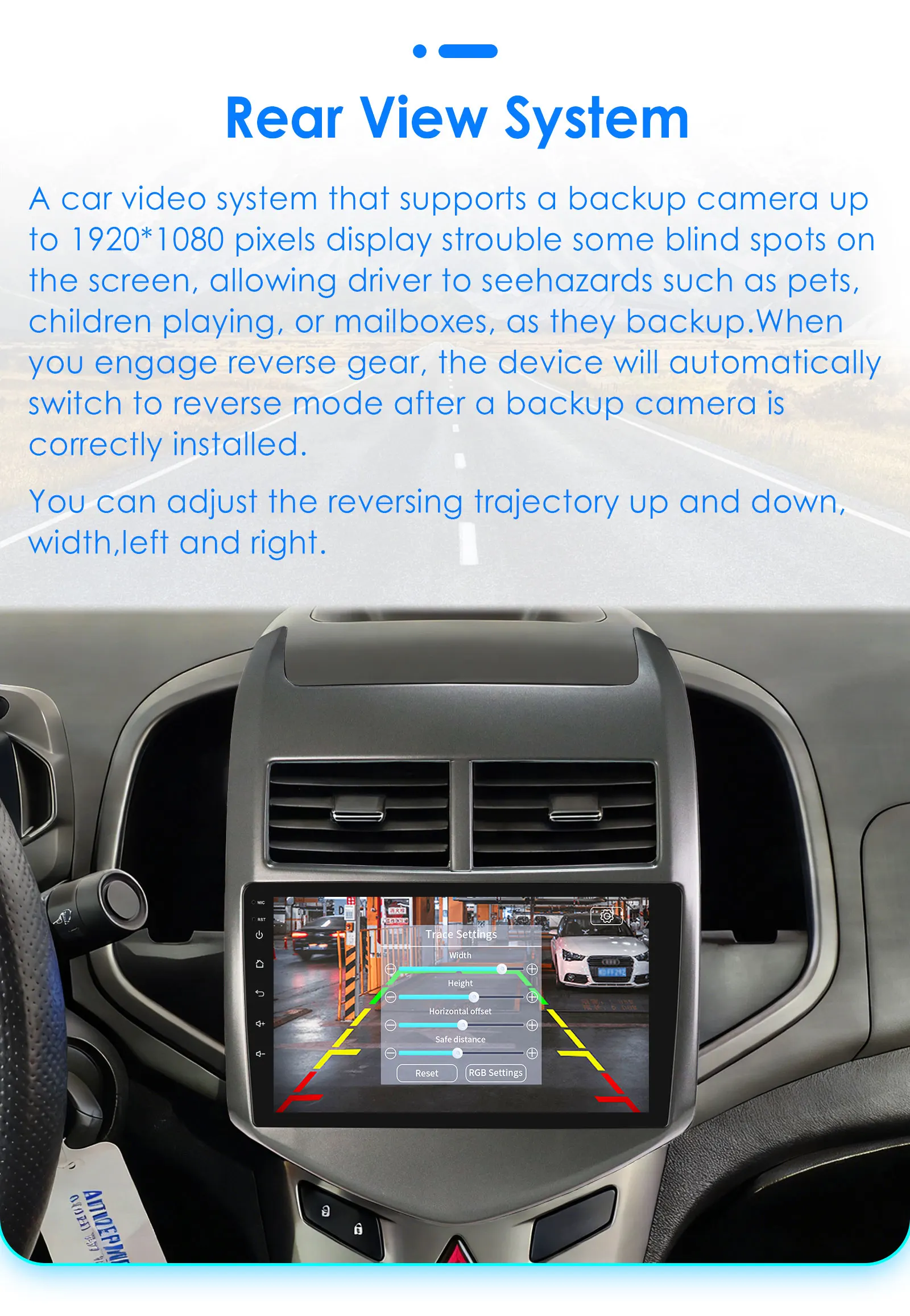 Android 14 Autoradio für Chevrolet Aveo 2 Sonic T300 2011-2015 Multimedia-Player Carplay Android Auto Stereo GPS 360-Kamera Bildschirm – Detail 37