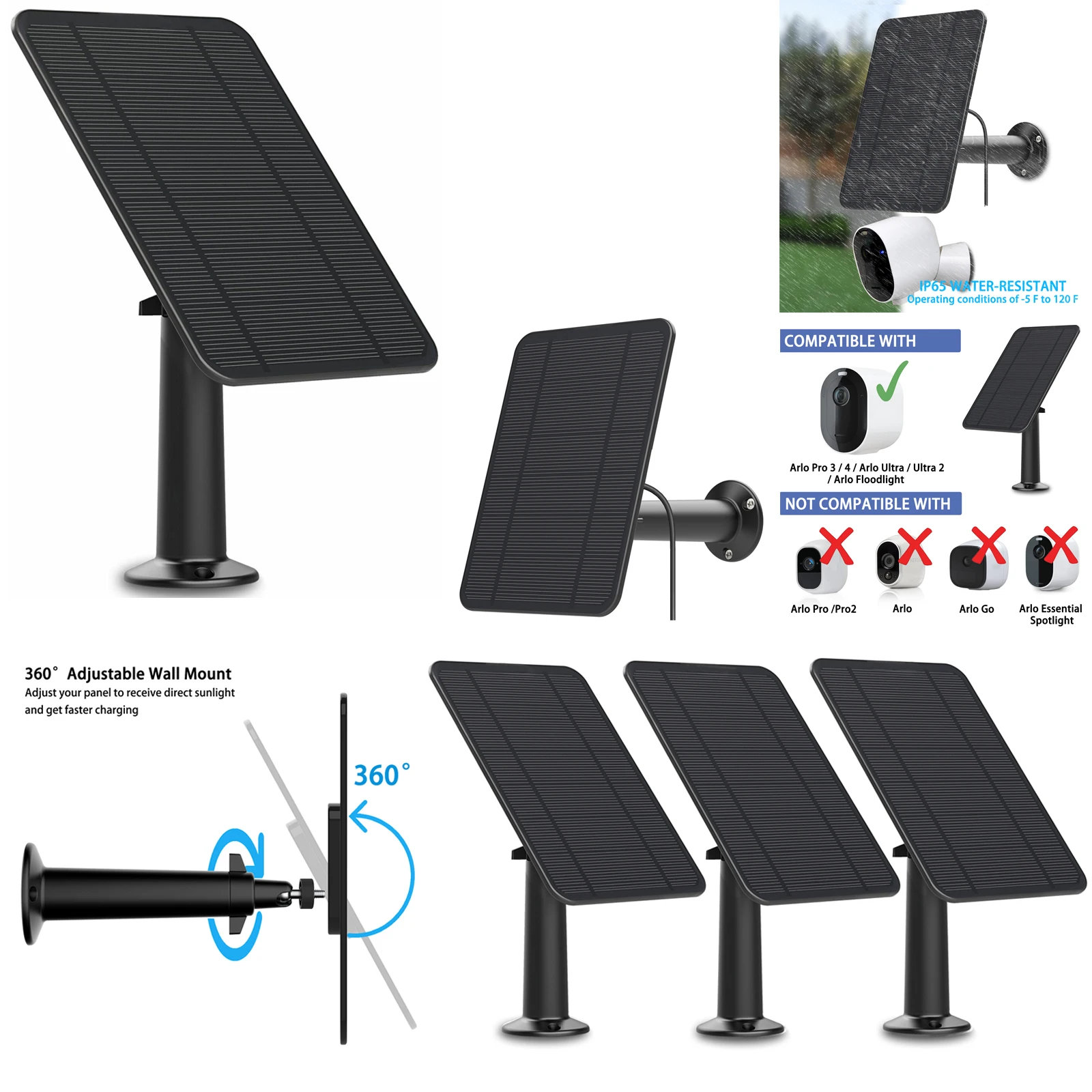 arlo pro 2 go solar panel