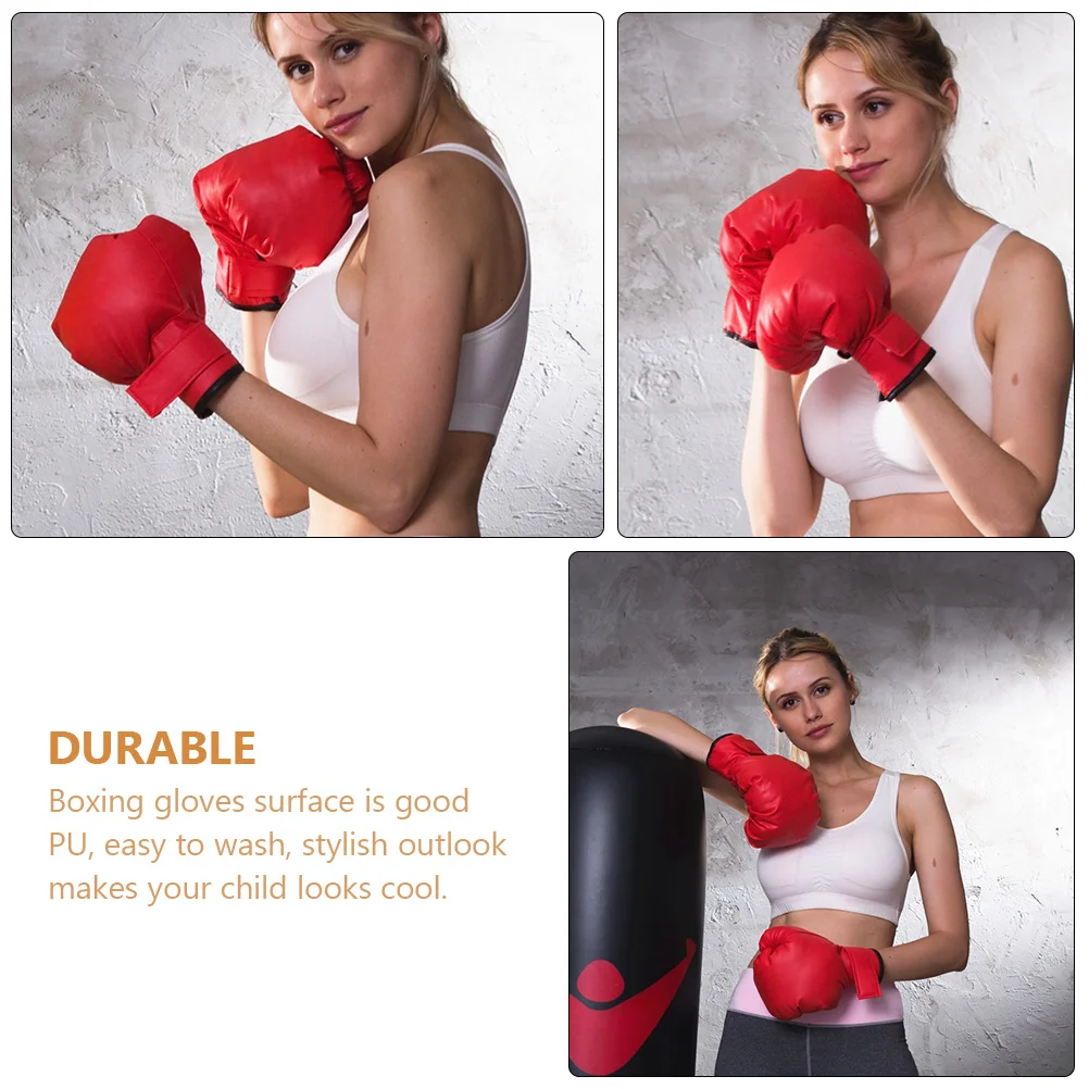 

Boxing Gloves Professional Kickboxing Portable Comfortable Sparring Accessory Sponge Thai Child