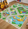 Kid Play Mat Indoor Baby Crawling Rug Toddler Educational Toy With Town Picture City Road Printed Carpet Tile For Living Room 6