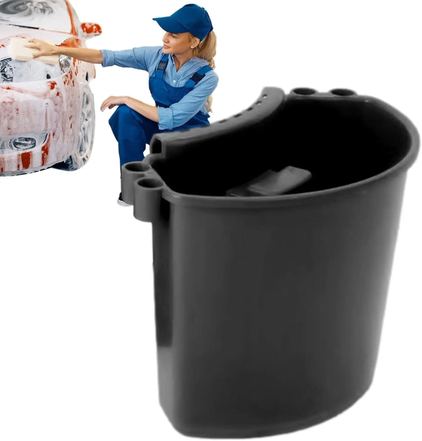 Universal Bucket Organizer Car Detailing Tools Towels Brushes Mitt Fast Easy Storage Kits External Hanging Barrel Wash Bucket