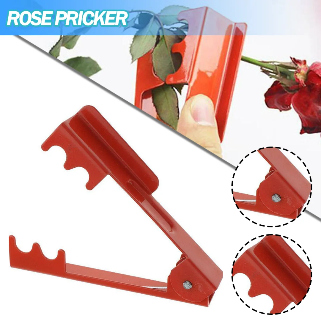 Metal Rose Stem Leaf Stripper Tool Professional Rose Flower Stripping Thorn Remover Pliers